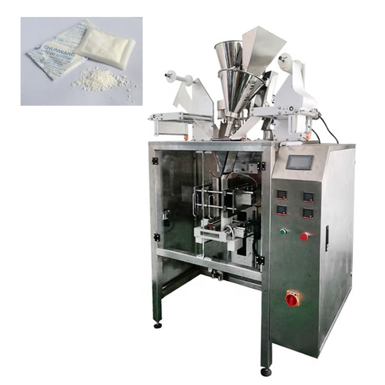 Double Rolls Calcium Chloride Car Lamp Desiccant Packing Machine With HS 150CC