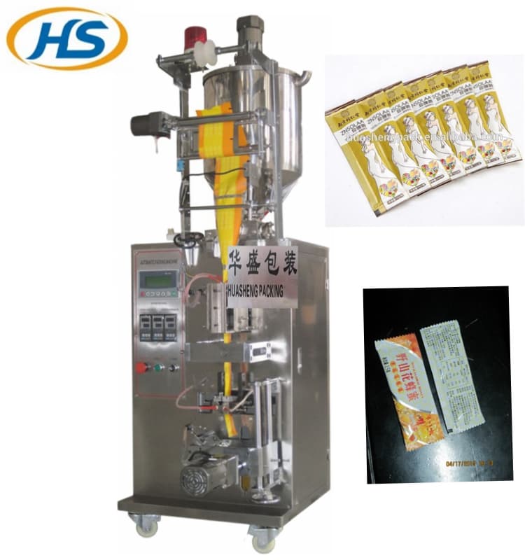 Liquid Sachet Packing Machine for Hotel Shampoo shower Gel Pouch view 6