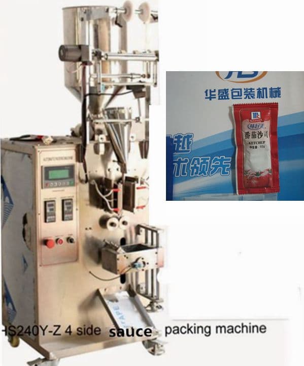 Mini Bag Sauce of KFC Ketchup Sachet Packing Machine view 3