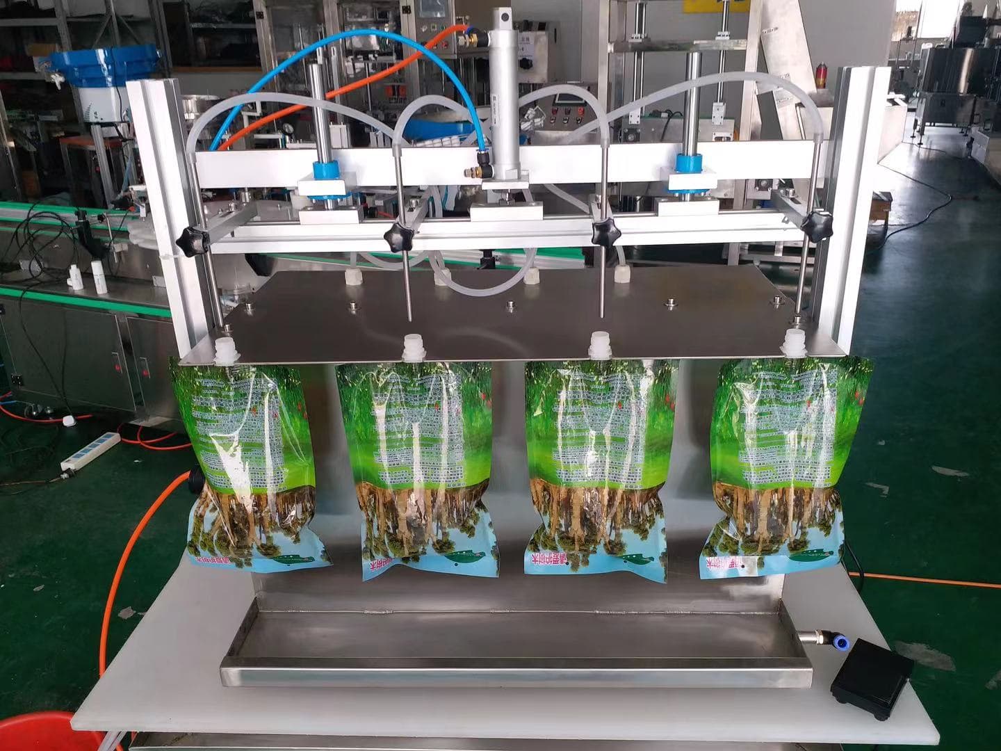 Pump Filling Machine Semi Auto Liquid Filling Machine Cheap Price view 4