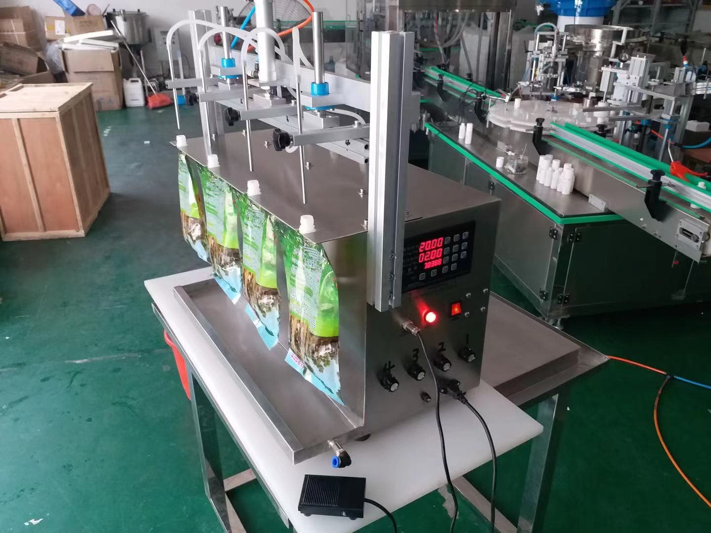 Pump Filling Machine Semi Auto Liquid Filling Machine Cheap Price view 7