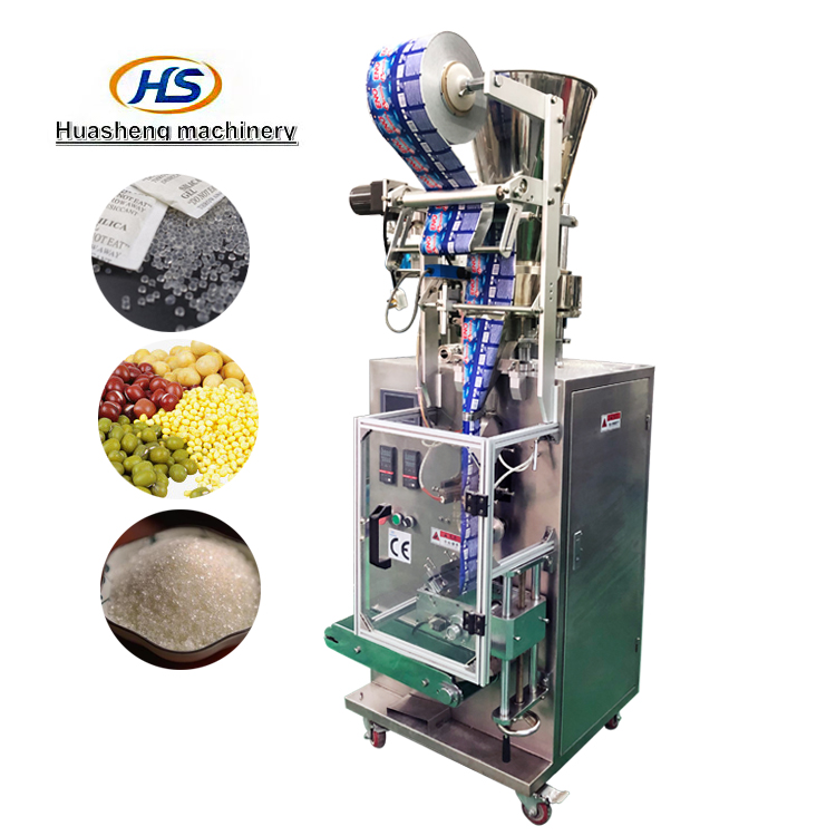 Automatic Granule Packaging Machine Small Scale Paper Capping Machine for Salt Sugar Tea Beans HS240K | China Packing Machines